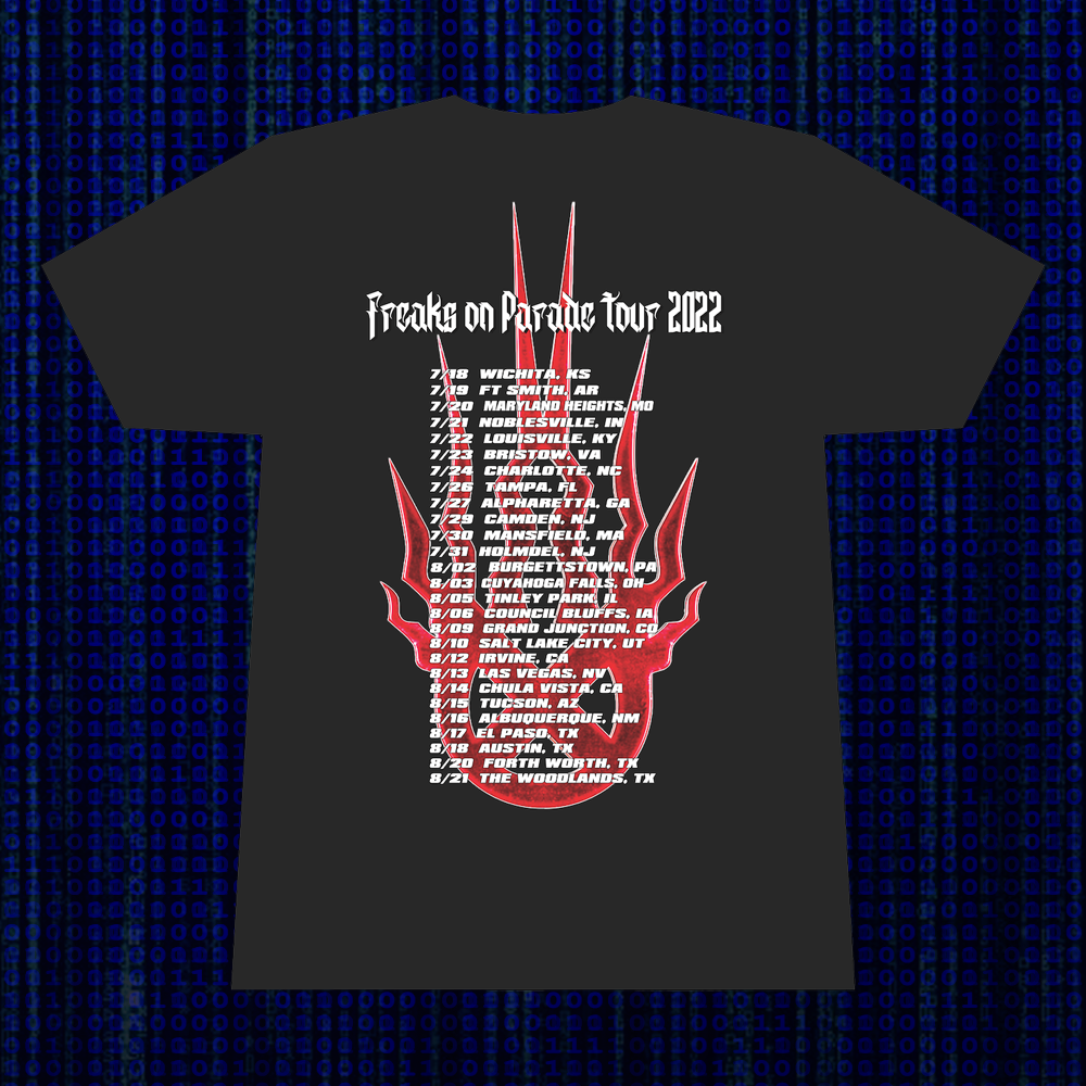 Freaks On Parade Tour Tees StaticX