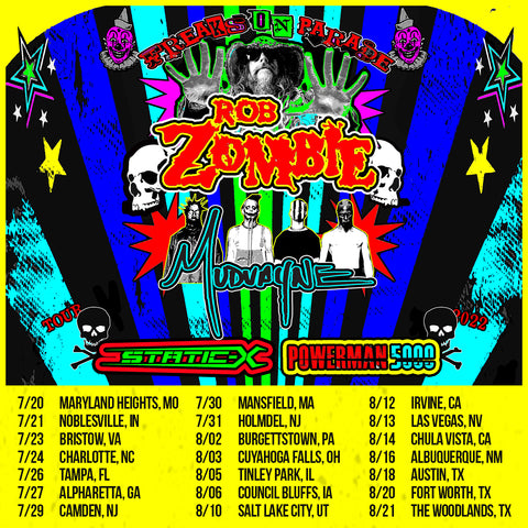 Static-X joins Rob Zombie, Mudvayne and Powerman5000 on tour!