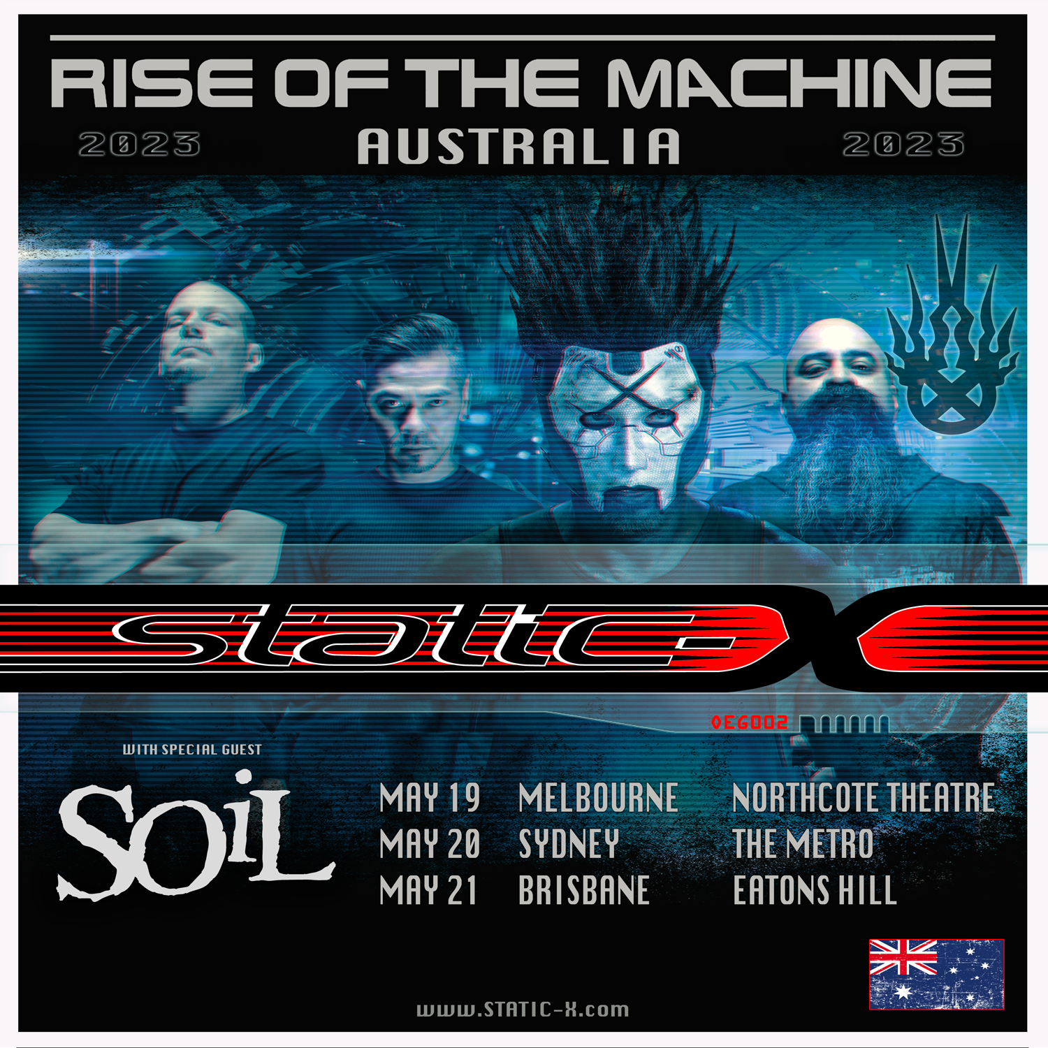 Static Rox Static-X to tour Australia with SOiL