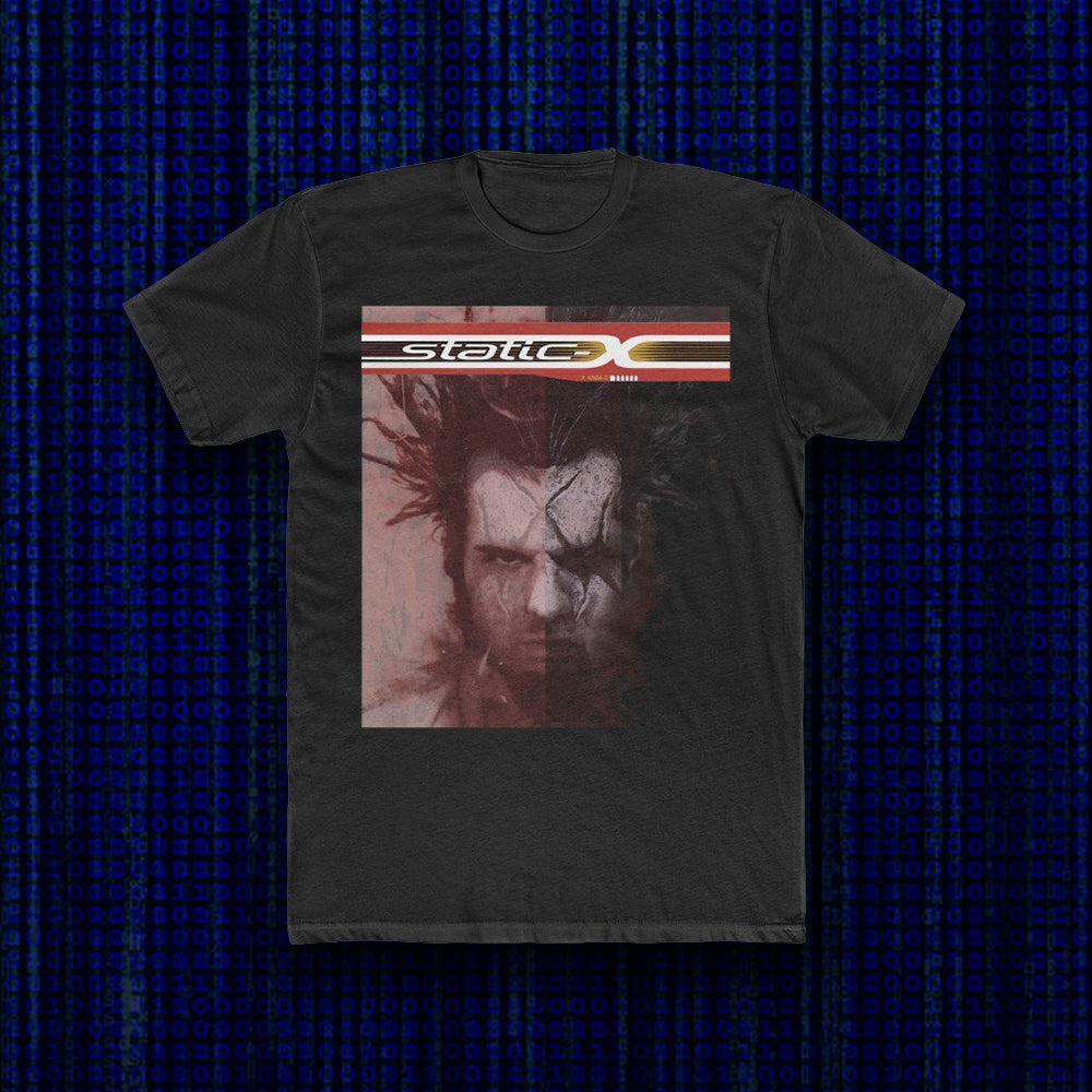 P976＊ Static X 半袖 プリント Tシャツ Mサイズ　ブラック Static X Merch