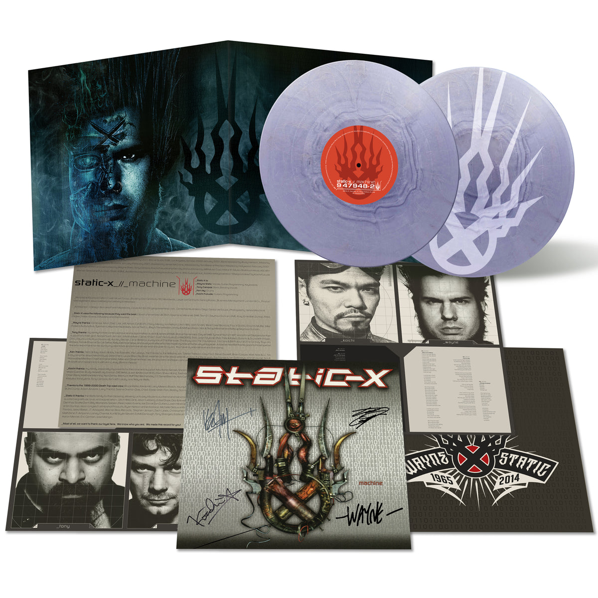 Machine (20th Anniversary Edition) Signed Vinyl – Static-X